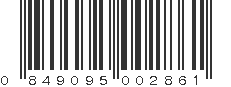 UPC 849095002861