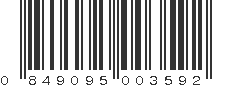 UPC 849095003592