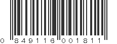 UPC 849116001811