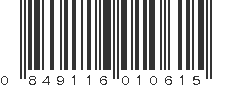 UPC 849116010615