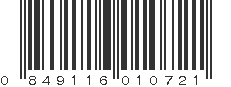 UPC 849116010721