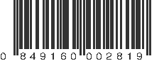 UPC 849160002819