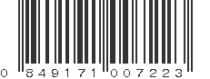 UPC 849171007223