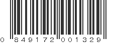 UPC 849172001329