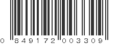 UPC 849172003309