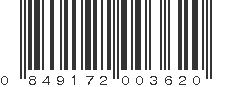 UPC 849172003620