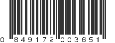 UPC 849172003651