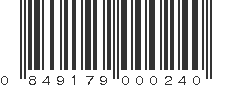 UPC 849179000240