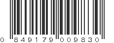 UPC 849179009830