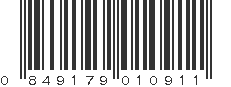 UPC 849179010911