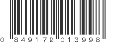 UPC 849179013998