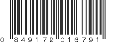 UPC 849179016791