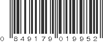 UPC 849179019952