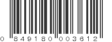 UPC 849180003612