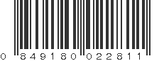 UPC 849180022811