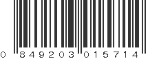 UPC 849203015714