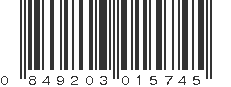 UPC 849203015745