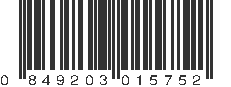 UPC 849203015752