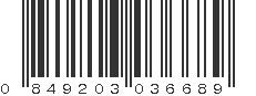 UPC 849203036689