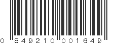 UPC 849210001649