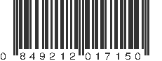 UPC 849212017150