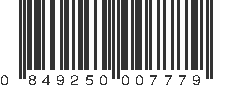 UPC 849250007779