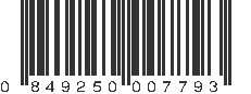 UPC 849250007793