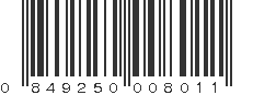 UPC 849250008011