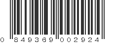 UPC 849369002924