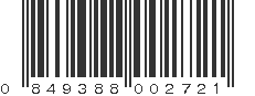 UPC 849388002721