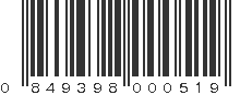 UPC 849398000519