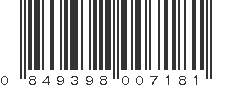 UPC 849398007181