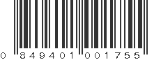 UPC 849401001755