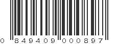 UPC 849409000897