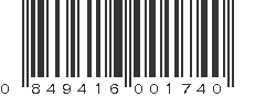 UPC 849416001740