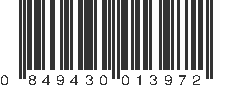 UPC 849430013972