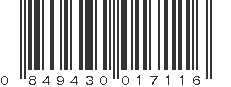 UPC 849430017116