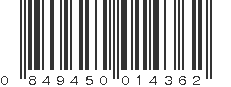 UPC 849450014362