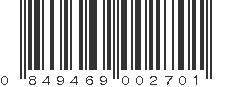 UPC 849469002701