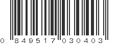 UPC 849517030403