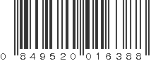 UPC 849520016388