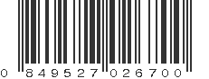 UPC 849527026700