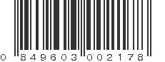 UPC 849603002178