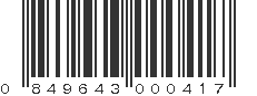 UPC 849643000417