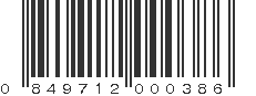 UPC 849712000386