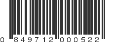 UPC 849712000522