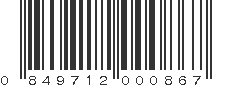 UPC 849712000867