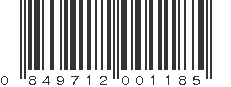 UPC 849712001185