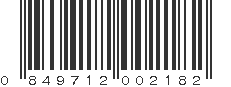 UPC 849712002182