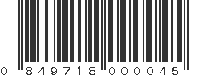 UPC 849718000045